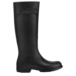 Cheval Longchamp Flat boots Black - OTHER (70203PVC001380) | Longchamp US