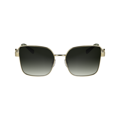 Sunglasses , Gold/Khaki - Metal