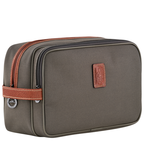 Boxford Toiletry case , Brown - Recycled canvas - View 2 of  5
