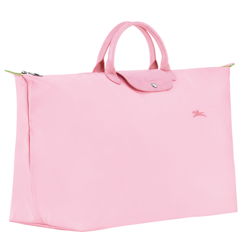 Le Pliage Green M Travel bag , Pink - Recycled canvas  - View 2 of 5