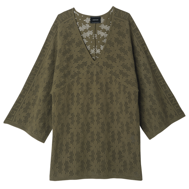 Tunic , Khaki - Knit  - View 1 of  4