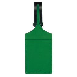 LGP Travel Luggage tag , Black/Green - Leather