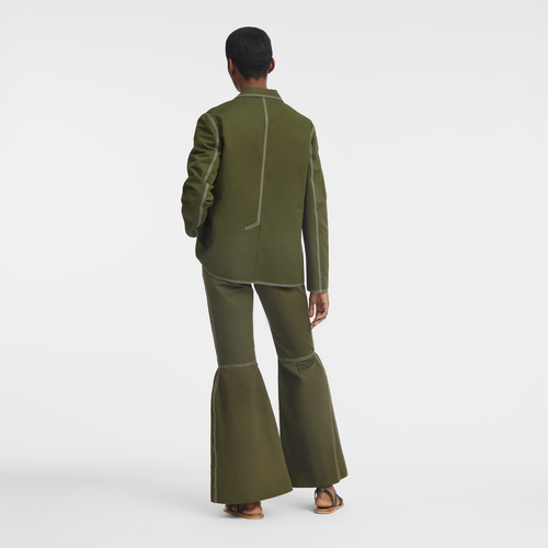 Veste , Gabardine - Kaki - Vue 3 de 3