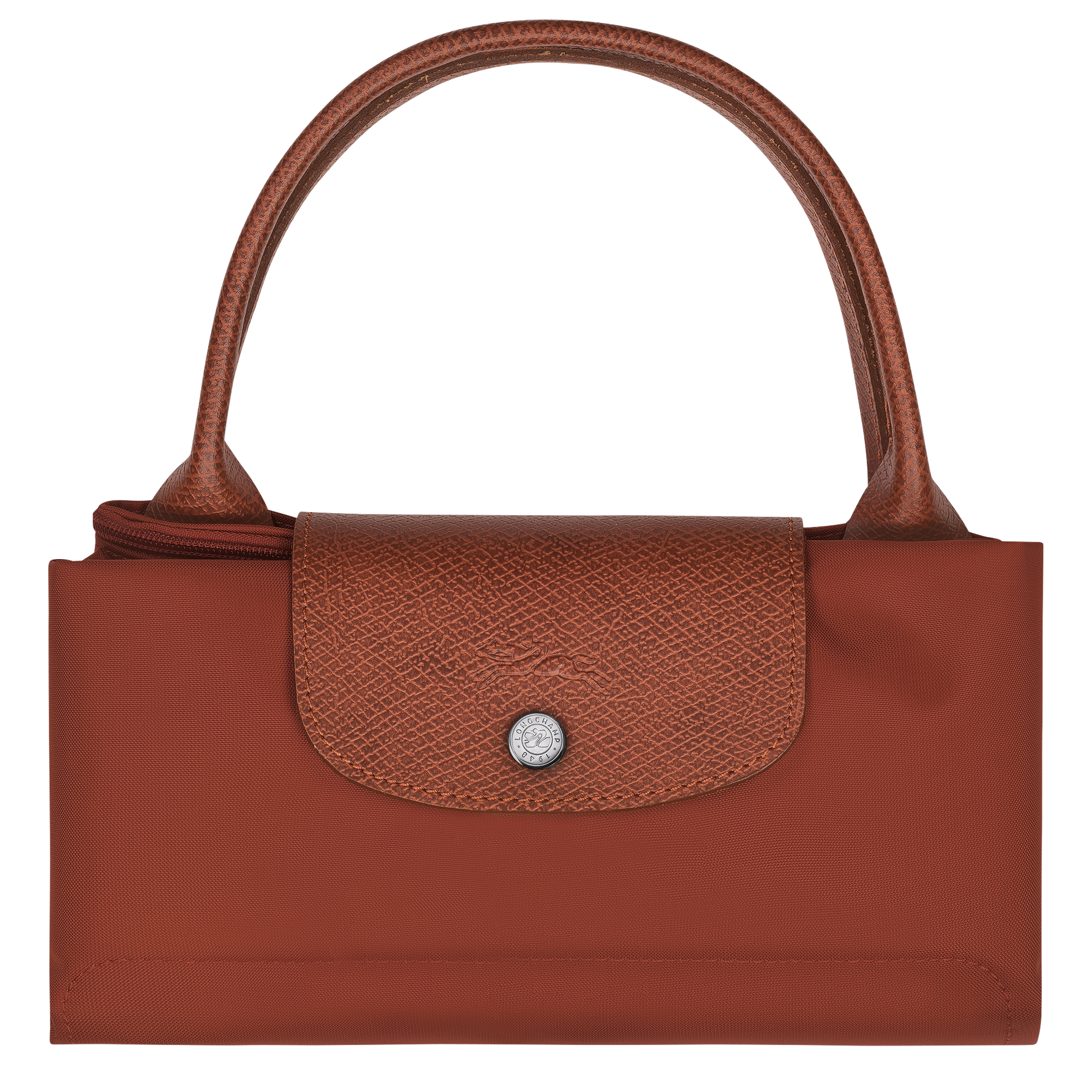 Handbag M, Chestnut - View 7 of
7 - zoom in Le Pliage Green Handbag M, Chestnut