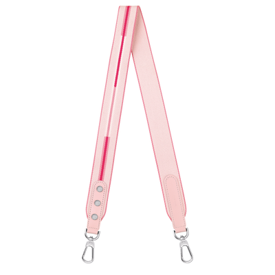 Schulterriemen Longchamp Rayures , Canvas - Marshmallow