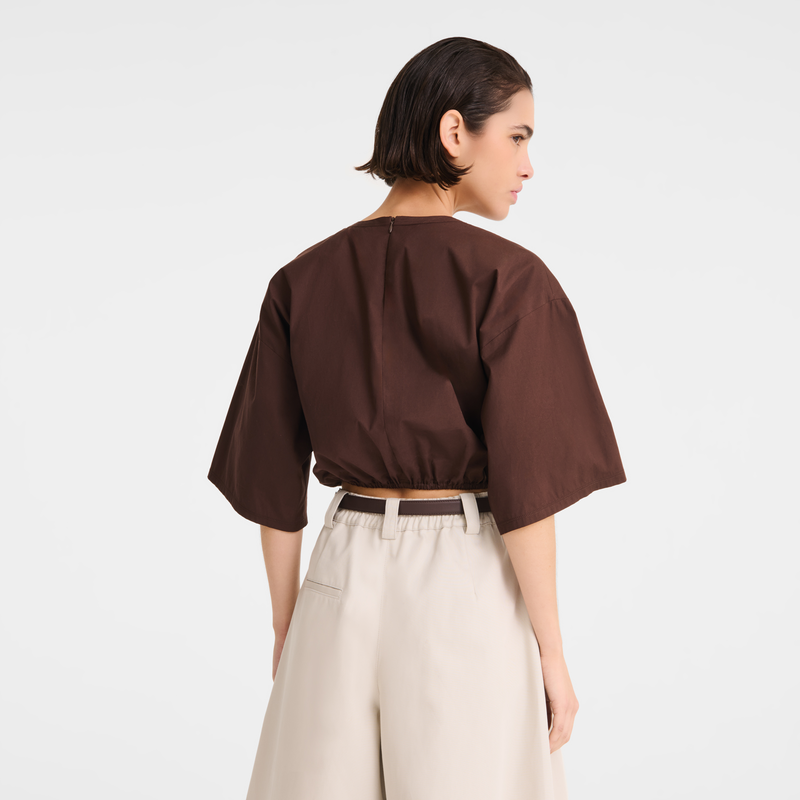 Top , Ebony - Cotton poplin  - View 3 of  4
