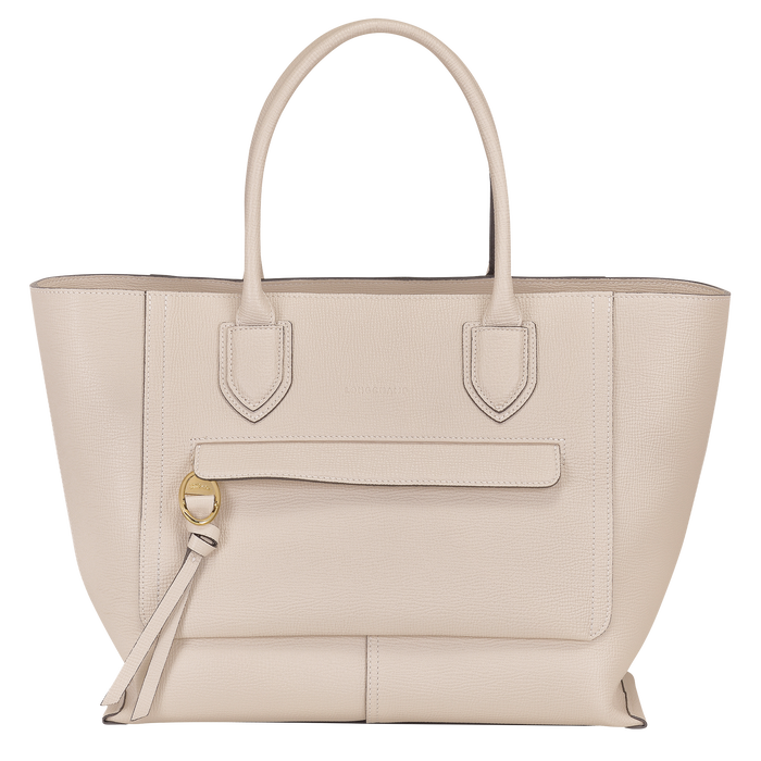 Top handle bag L Mailbox Chalk (10105HTA337) Longchamp GB