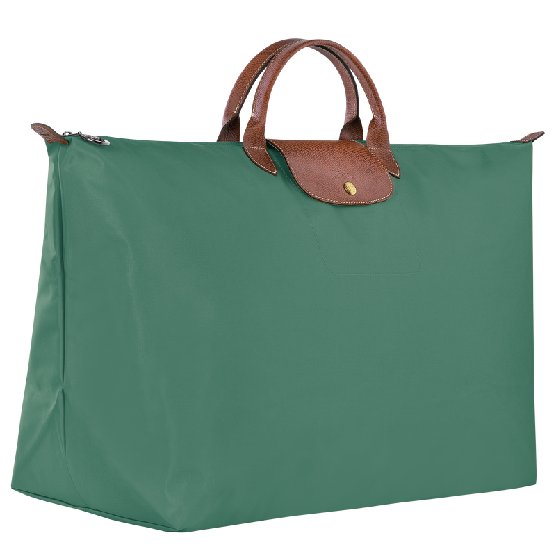 Le Pliage Original M Travel bag , Sage - Recycled canvas  - View 3 of  5