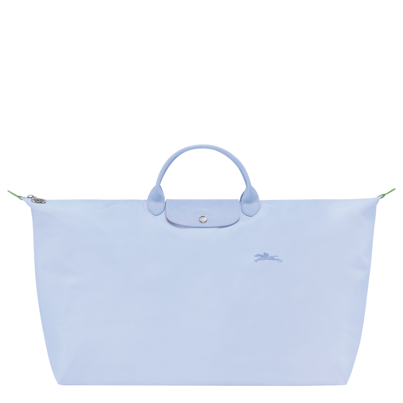 Le Pliage Green M Travel bag , Sky Blue - Recycled canvas  - View 1 of  5
