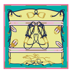 Silk scarf 90