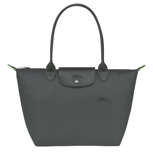 Le Pliage Green Schoudertas M , Grafiet - Gerecycled canvas - Weergave 1 van  6