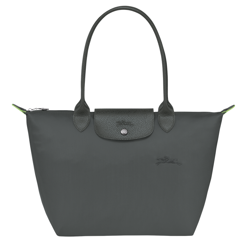 Shopper M Le Pliage Green , Recyceltes Canvas - Graphitgrau  - Ansicht 1 von 6