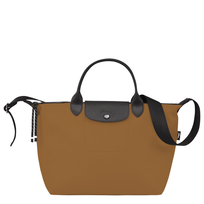 Le Pliage Energy L Handbag , Tobacco - Recycled canvas  - View 1 of  5