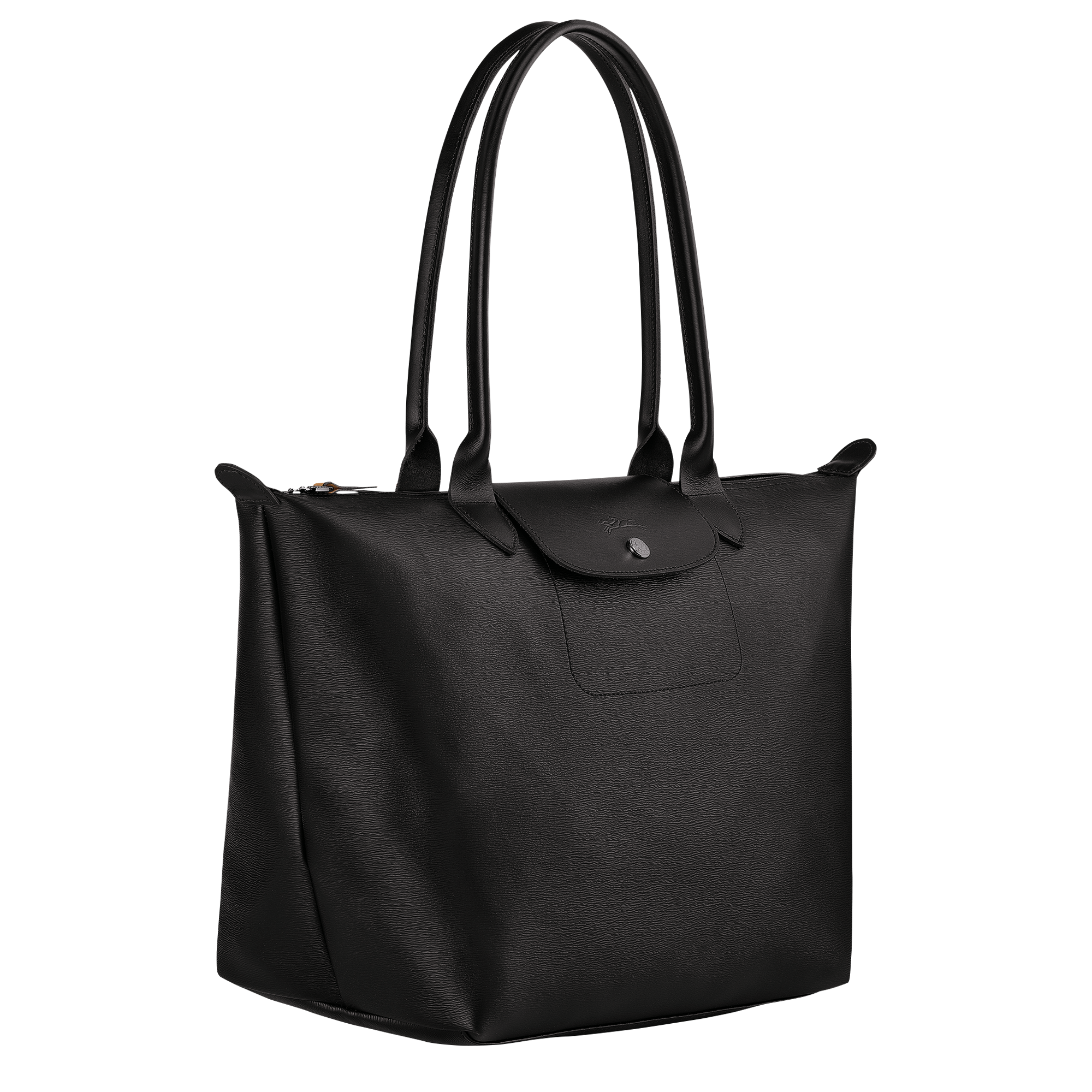 longchamp medium tote black
