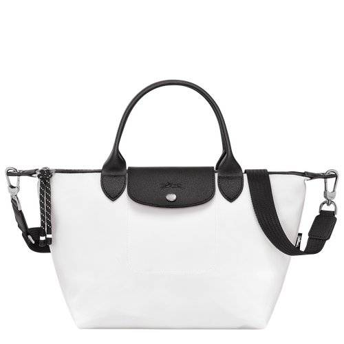 Handtasche S Le Pliage Energy , Recyceltes Canvas - Weiss - Ansicht 1 von 6