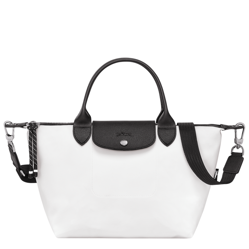 Borsa con manico S Le Pliage Energy , Tela riciclata - Bianco  - View 1 of  6