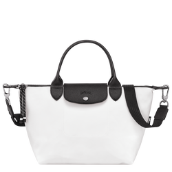 Handtasche S Le Pliage Energy , Recyceltes Canvas - Weiss