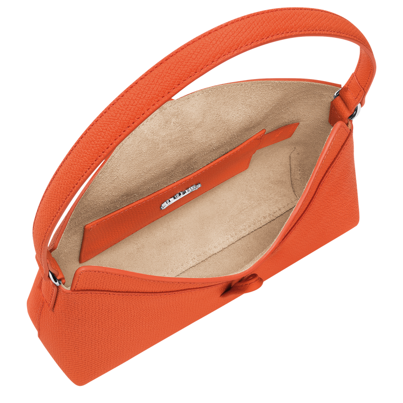 Orange leather hobo bag outlet