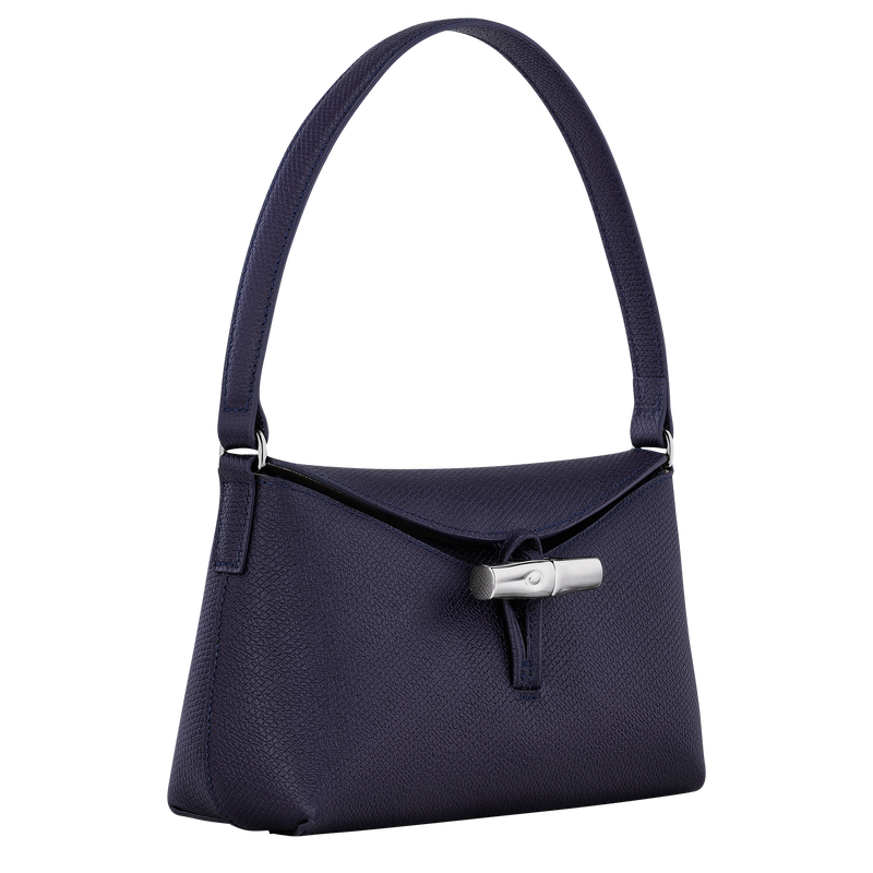Le Roseau S Hobo bag , Bilberry - Leather  - View 3 of  4