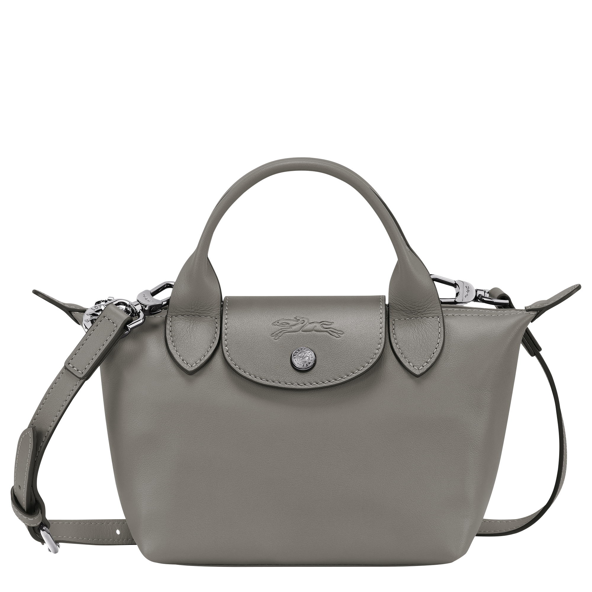 Longchamp Extra Small Le Pliage Xtra Leather Top Handle Bag