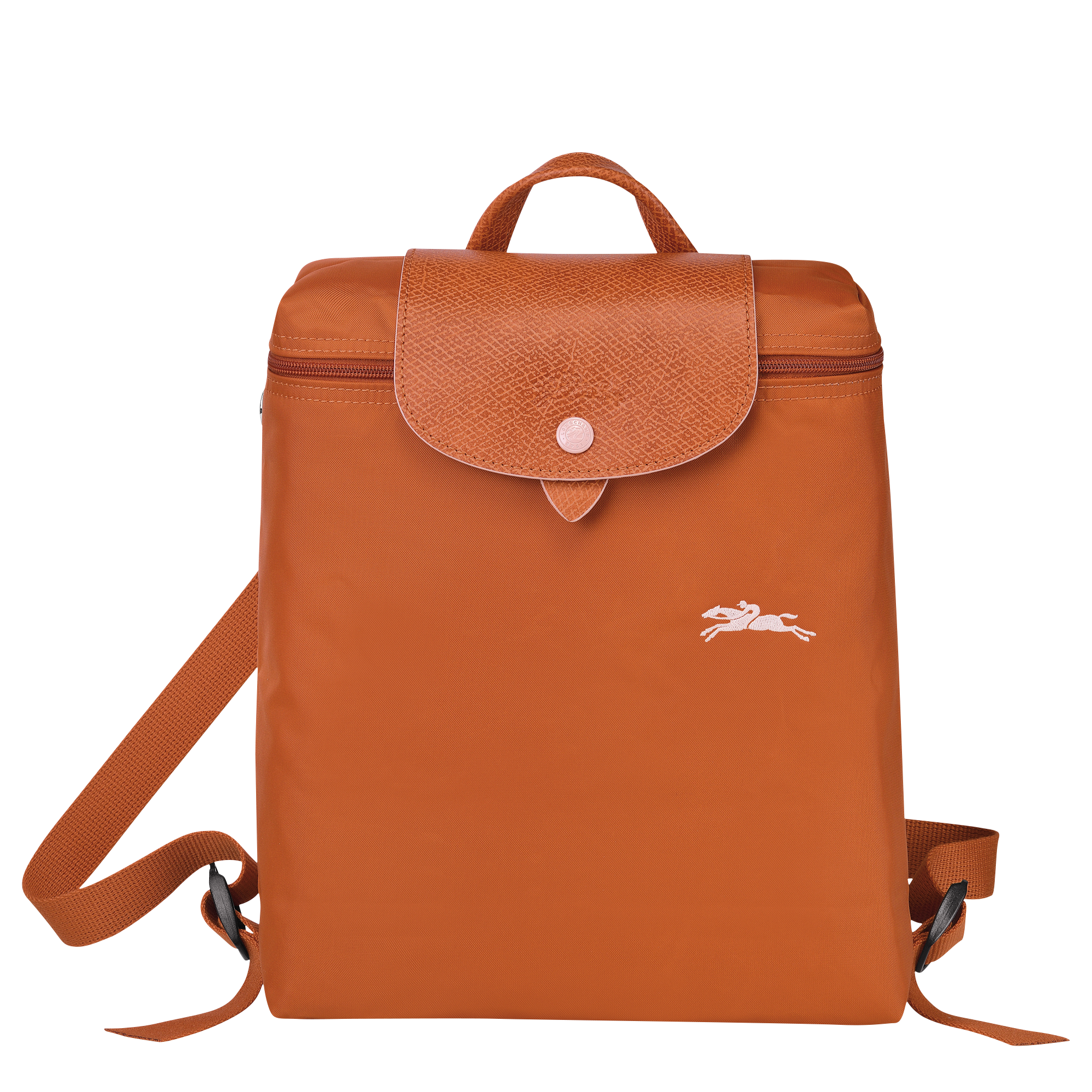 longchamp orange backpack