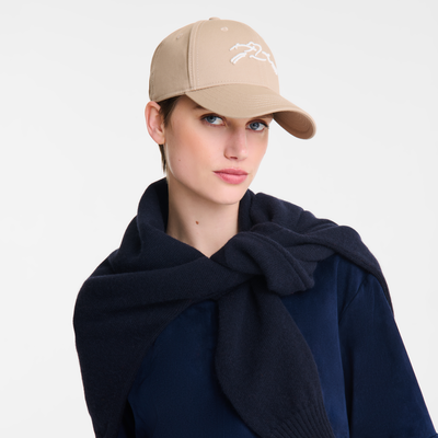 Cap , Beige - Organic cotton