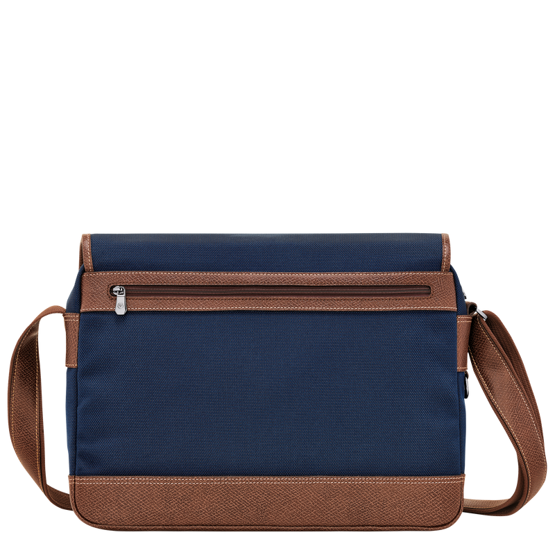 Boxford L Crossbody bag , Blue - Recycled canvas  - View 4 of 4