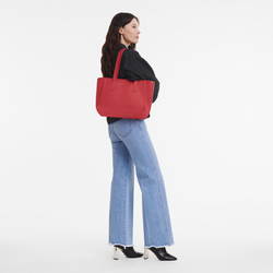 Le Foulonné L Tote bag , Love - Leather