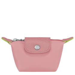 Le Pliage Green Coin purse , Petal Pink - Recycled canvas