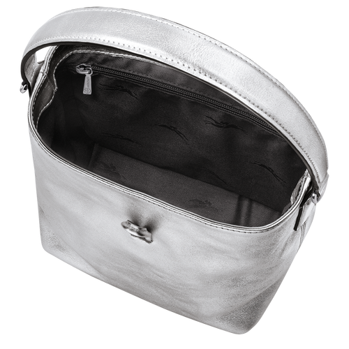 Roseau 系列 水桶包 XS , 銀色 - 皮革 - 查看 5 6