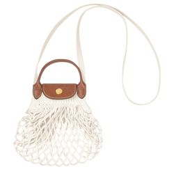 Le Pliage Filet XS Mesh bag , Ecru - Canvas