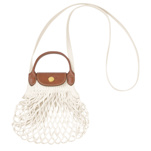 Le Pliage Filet XS Mesh bag , Ecru - Canvas - View 1 of  4