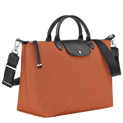 Le Pliage Energy XL Handbag , Sienna - Recycled canvas - View 3 of  6