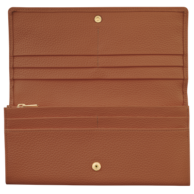 Le Foulonné 系列 長型錢包, 淡紅褐色