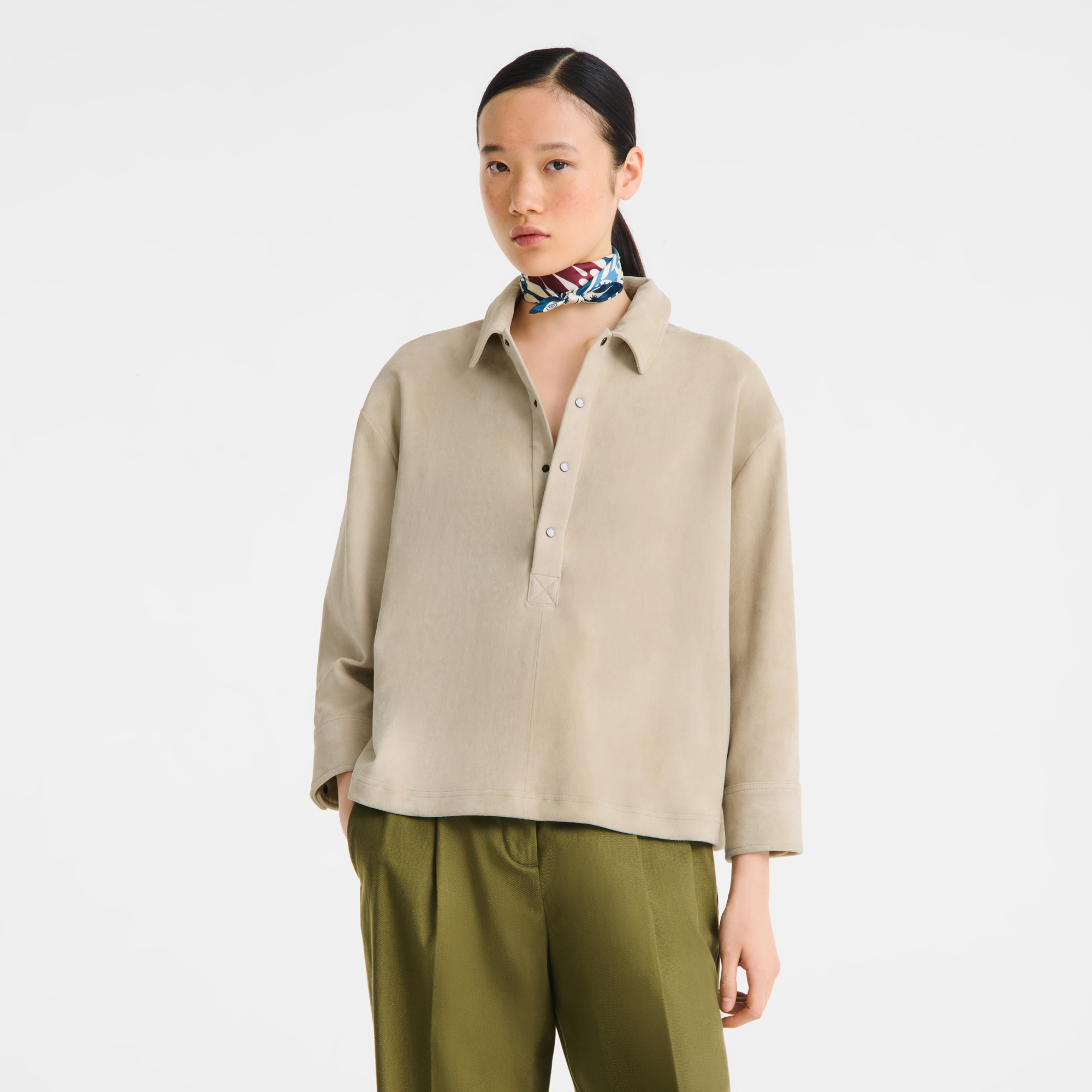 Catch The Parisian Wave Foulard di seta 50,  Amaranto