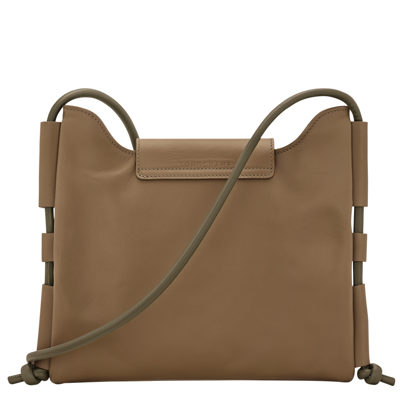 Le Pliage Xtra Crossbodytas S , Olive - Leder  - Weergave 4 van  5