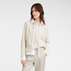 Hoodie jumper , Ecru - Knit