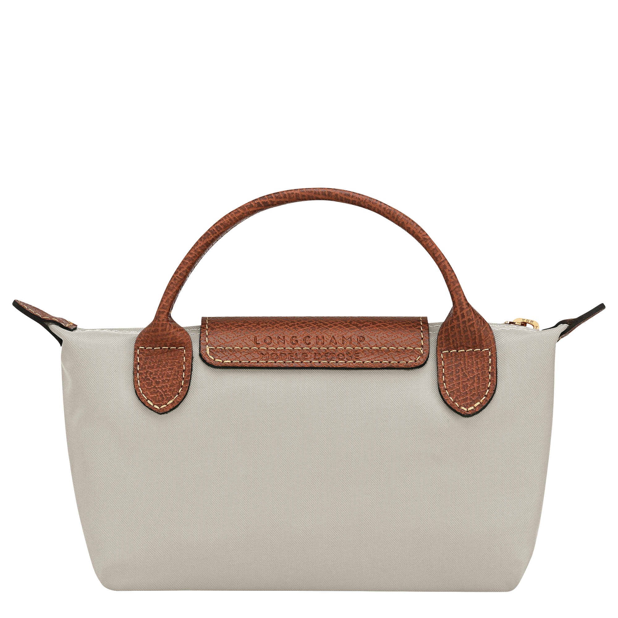 Le Pliage Original Pochette con manico,  Grigio Verde