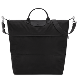 Le Pliage One S Extensible travel bag , Black - Recycled canvas