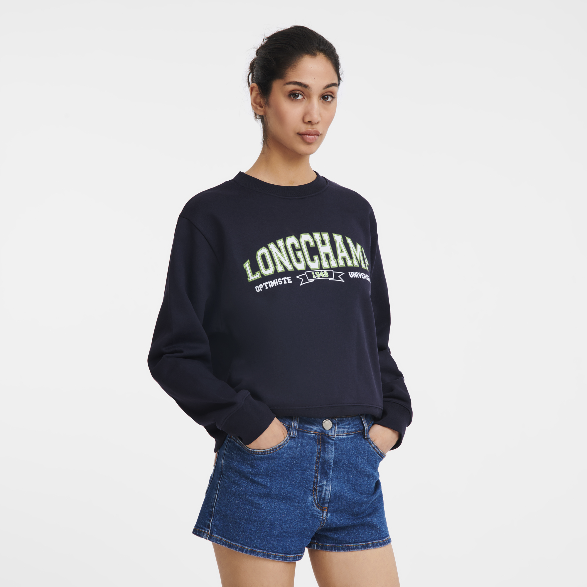 Sweatshirt, Navy - View 3 of
3 - zoom in null Sweatshirt, Navy