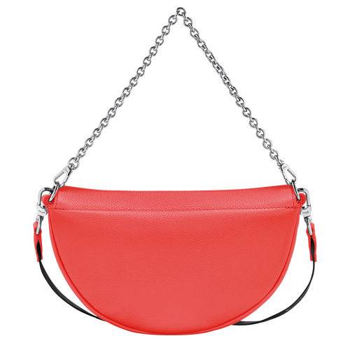 Smile S Crossbody bag , Strawberry - Leather - View 4 of  7