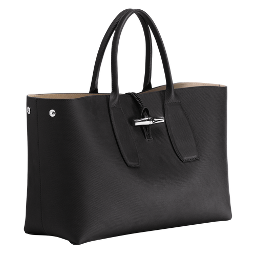 Bolso con asa superior L, Negro - View 3 of 5 Bolso con asa superior L, Negro, hi-res - View 3 of 5