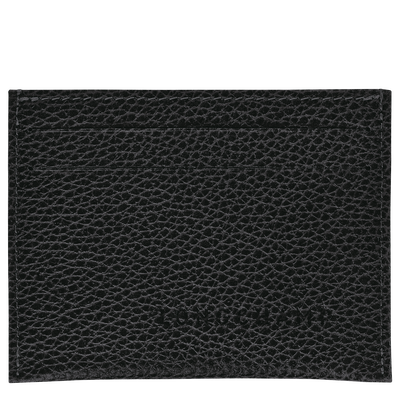 Le Foulonn&eacute; Card holder, Black