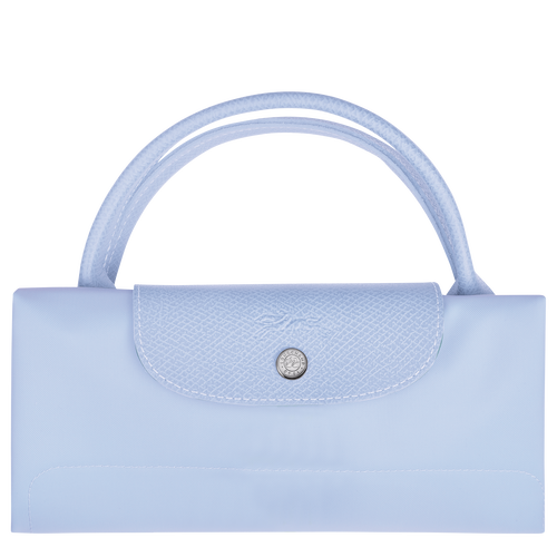 Reisetasche S Le Pliage Green , Recyceltes Canvas - Himmelblau - Ansicht 4 von 4