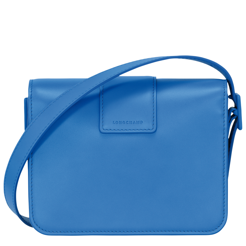 Box-Trot S Crossbody bag , Cobalt - Leather  - View 4 of 5