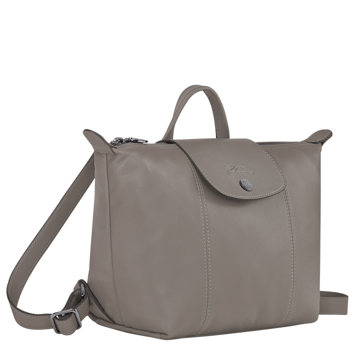 Le Pliage Cuir Backpack, Turtledove
