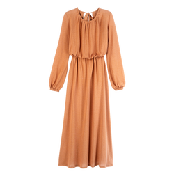 Long dress , Amber - Crepe jersey