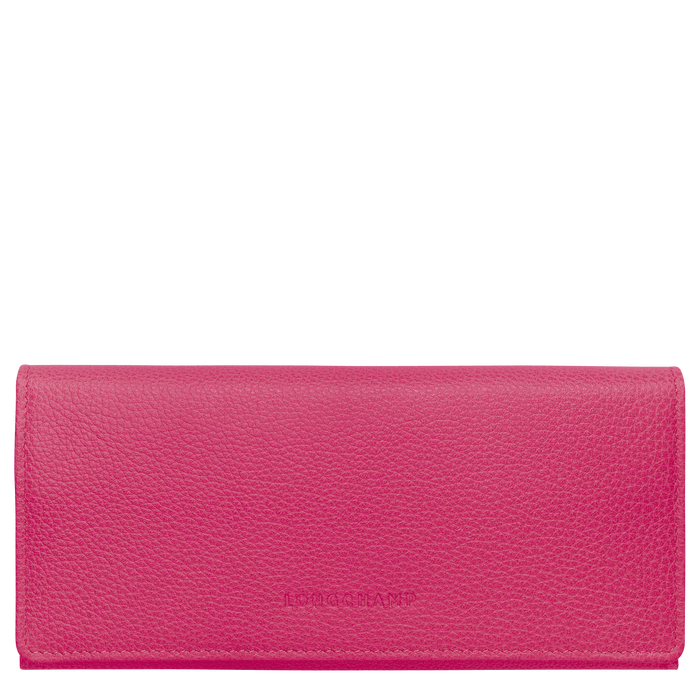 Le Foulonné Long continental wallet, Pink