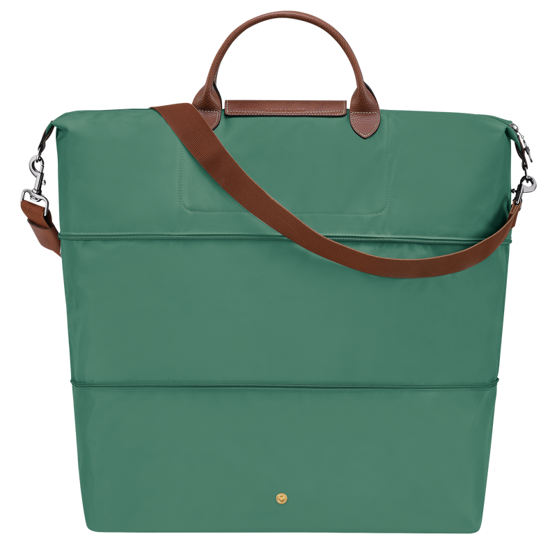 Le Pliage Original Travel bag expandable , Sage - Recycled canvas  - View 4 of 7