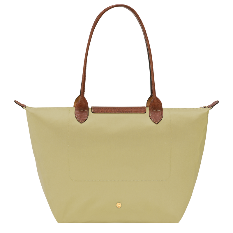 Le Pliage Original L Tote bag , Pistachio - Recycled canvas  - View 3 of  6